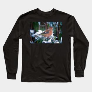 Male Chaffinch Garden Bird Long Sleeve T-Shirt